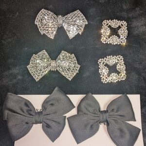 3 Sets of Shoe Clips New never used